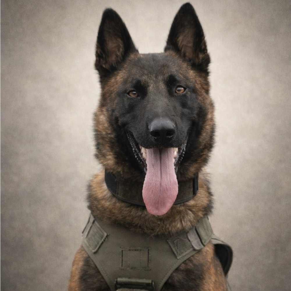 Belgian Malinois -K9 Dog Canvas Wall Art-16x16
Neutral Colors-Office-Home